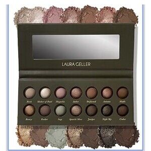 Laura Geller Delectables Earthy Essentials Baked Eyeshadow Palette 14 Pigmented